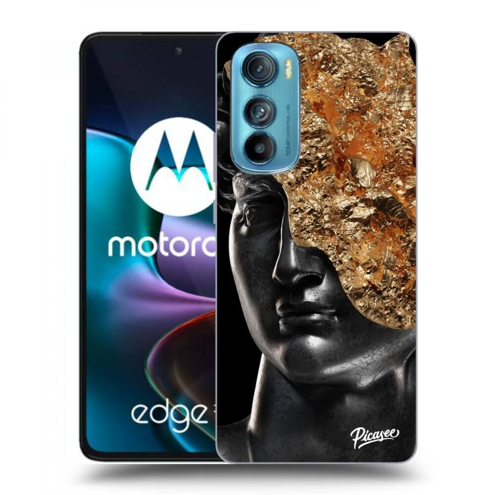 Picasee Motorola Edge 30 Hülle - Schwarzes Silikon - Holigger