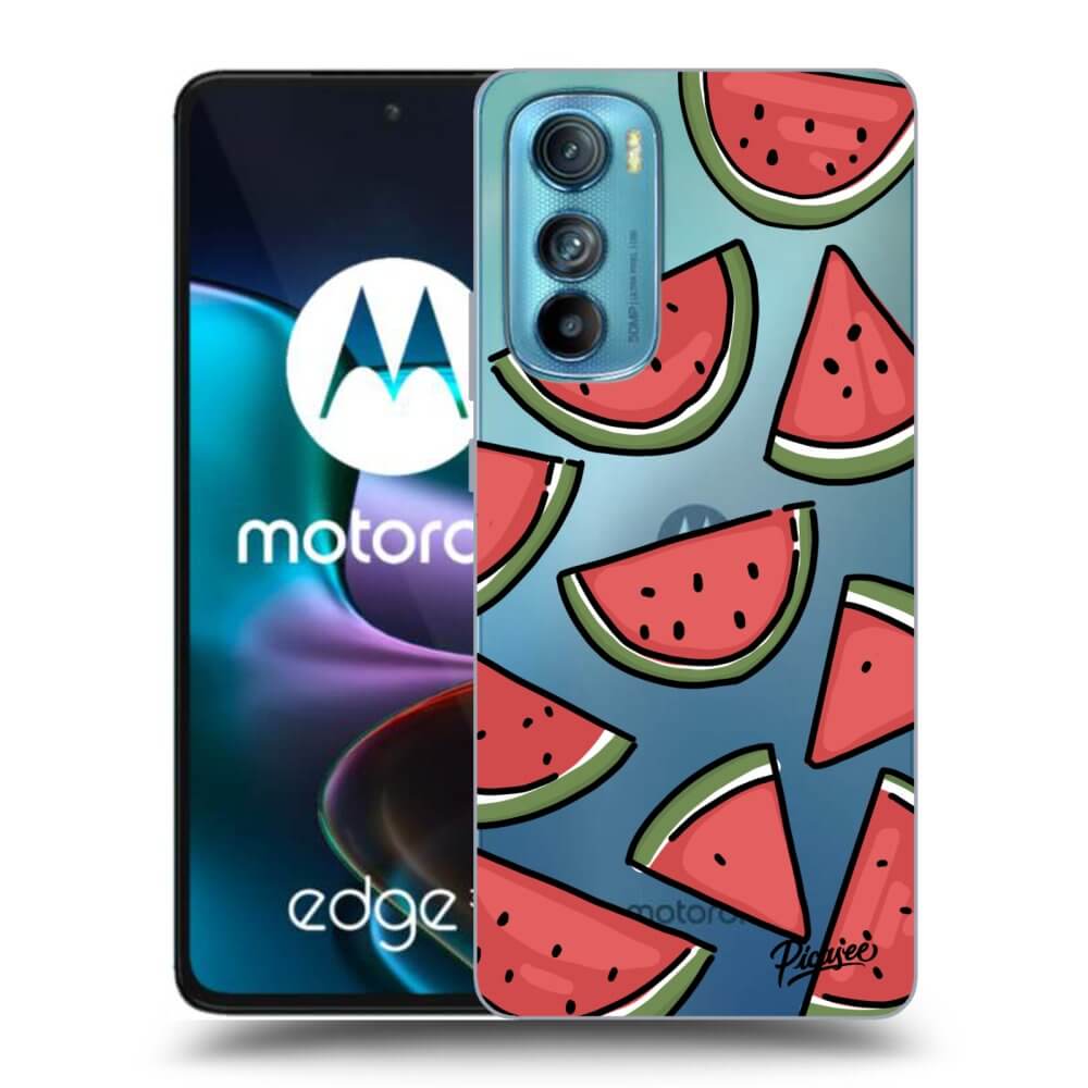 Picasee Motorola Edge 30 Hülle - Transparentes Silikon - Melone