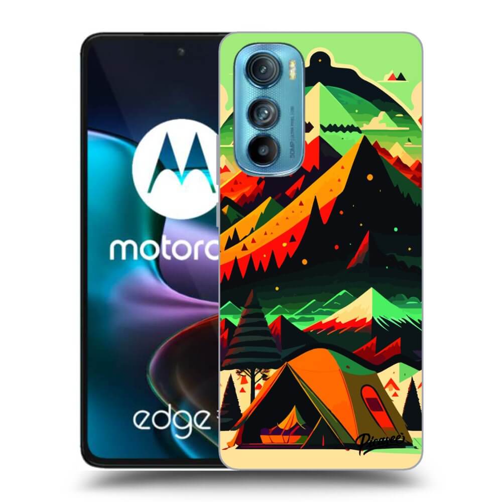 Picasee Motorola Edge 30 Hülle - Schwarzes Silikon - Montreal