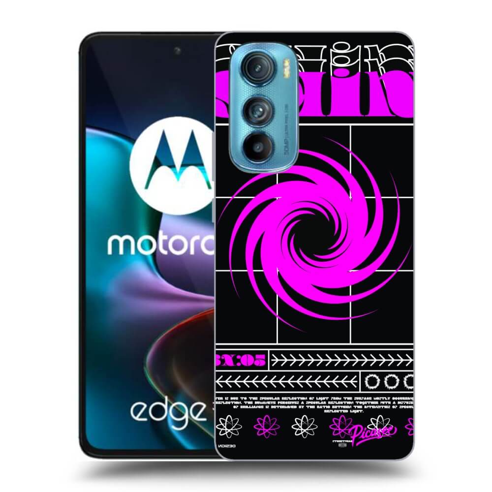 Picasee Motorola Edge 30 Hülle - Schwarzes Silikon - SHINE