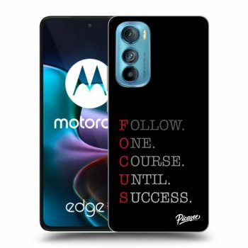 Picasee Motorola Edge 30 Hülle - Schwarzes Silikon - Focus