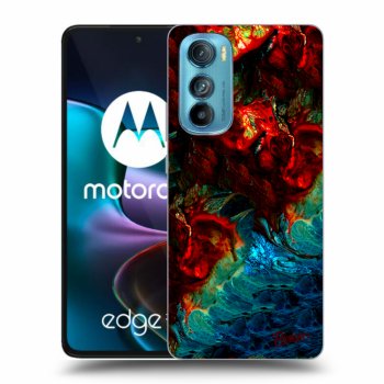 Picasee Motorola Edge 30 Hülle - Schwarzes Silikon - Universe