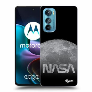 Picasee Motorola Edge 30 Hülle - Schwarzes Silikon - Moon Cut