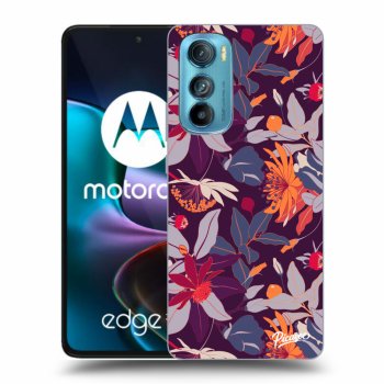 Hülle für Motorola Edge 30 - Purple Leaf