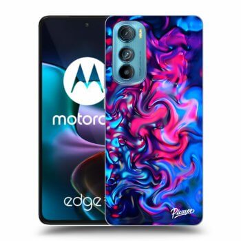 Picasee Motorola Edge 30 Hülle - Schwarzes Silikon - Redlight