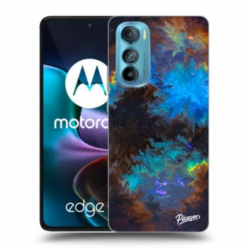 Picasee Motorola Edge 30 Hülle - Schwarzes Silikon - Space