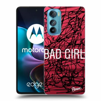 Picasee Motorola Edge 30 Hülle - Schwarzes Silikon - Bad girl