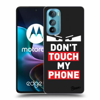 Picasee Motorola Edge 30 Hülle - Schwarzes Silikon - Shadow Eye - Transparent