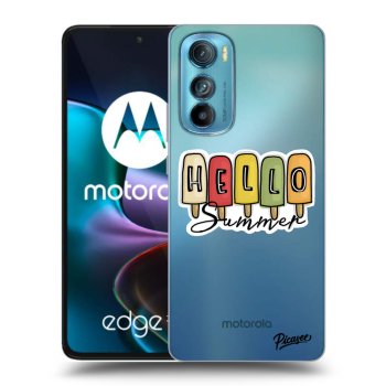 Picasee Motorola Edge 30 Hülle - Transparentes Silikon - Ice Cream
