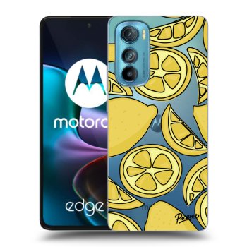 Picasee Motorola Edge 30 Hülle - Transparentes Silikon - Lemon