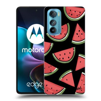 Picasee Motorola Edge 30 Hülle - Schwarzes Silikon - Melone