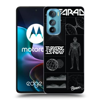 Picasee Motorola Edge 30 Hülle - Schwarzes Silikon - BLACK BODY