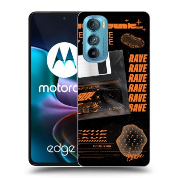 Picasee Motorola Edge 30 Hülle - Schwarzes Silikon - RAVE