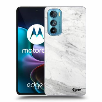 Hülle für Motorola Edge 30 - White marble