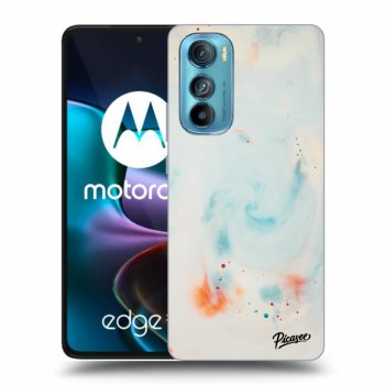 Picasee Motorola Edge 30 Hülle - Schwarzes Silikon - Splash