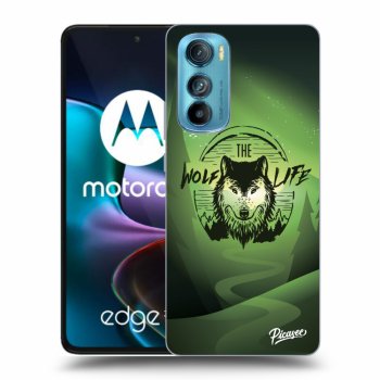 Picasee Motorola Edge 30 Hülle - Transparentes Silikon - Wolf life