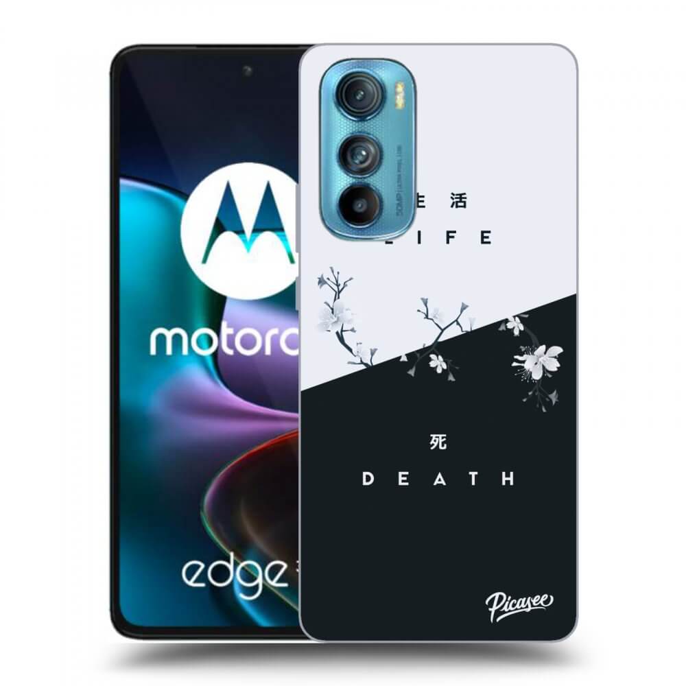 Picasee Motorola Edge 30 Hülle - Transparentes Silikon - Life - Death