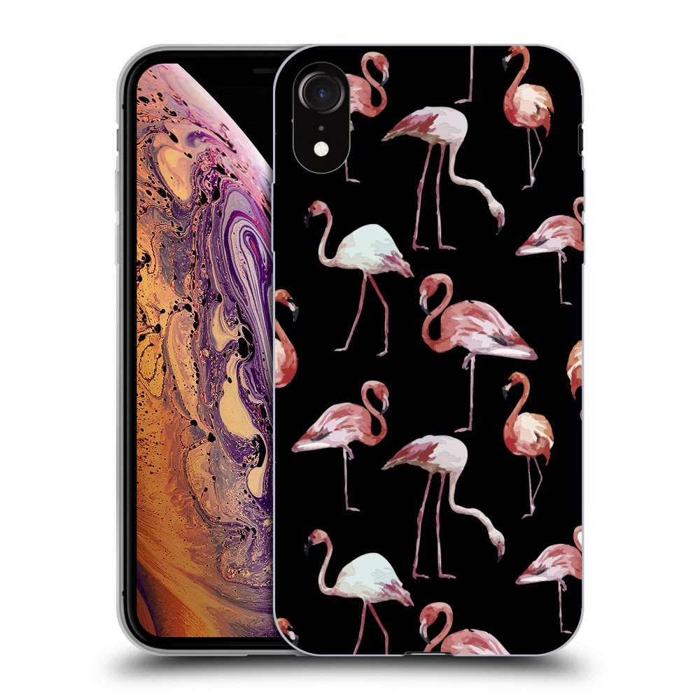 Picasee ULTIMATE CASE für Apple iPhone XR - Flamingos