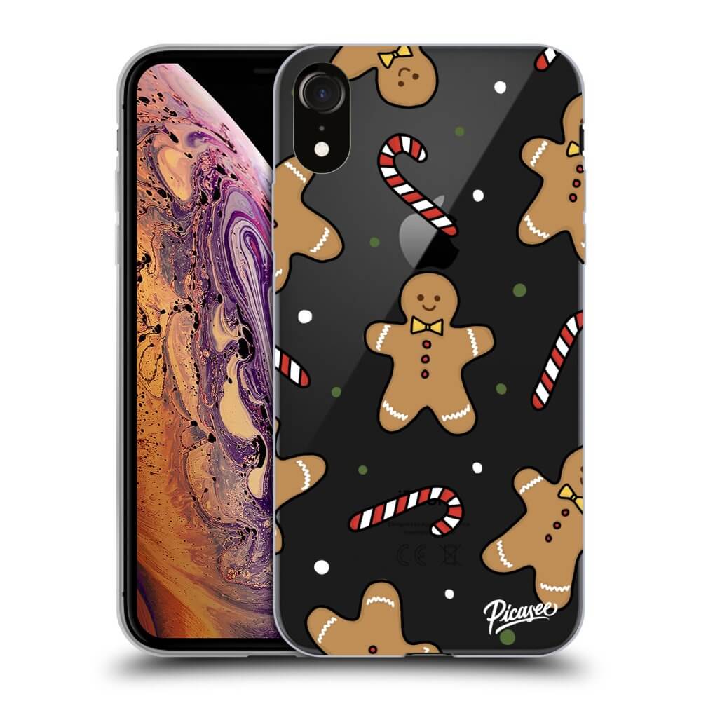 Picasee Apple iPhone XR Hülle - Transparentes Silikon - Gingerbread