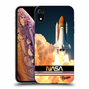 Picasee Apple iPhone XR Hülle - Schwarzes Silikon - Space Shuttle