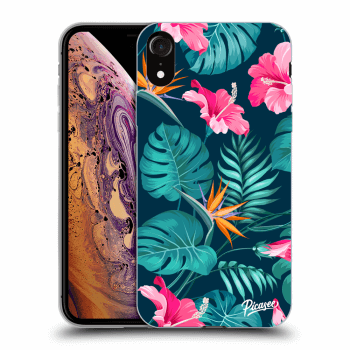 Hülle für Apple iPhone XR - Pink Monstera