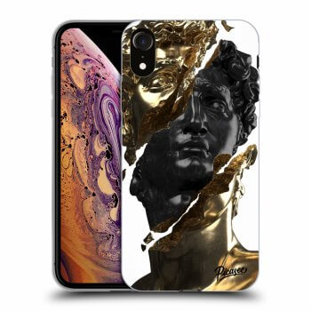 Hülle für Apple iPhone XR - Gold - Black