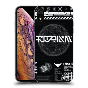 Picasee Apple iPhone XR Hülle - Transparentes Silikon - BLACK DISCO