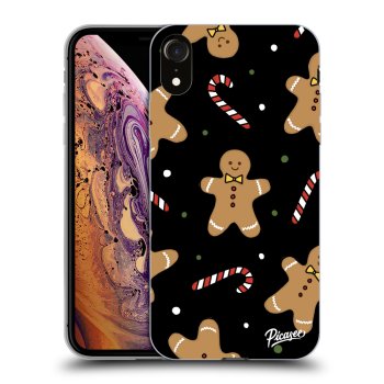 Picasee Apple iPhone XR Hülle - Schwarzes Silikon - Gingerbread