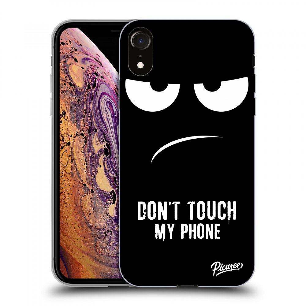Picasee ULTIMATE CASE für Apple iPhone XR - Don't Touch My Phone