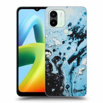 Picasee Xiaomi Redmi A1 Hülle - Schwarzes Silikon - Organic blue