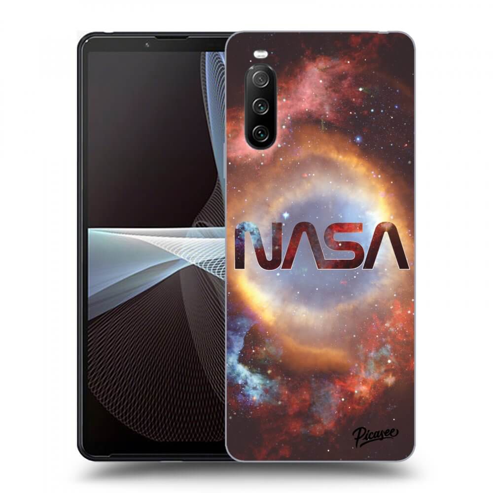 Picasee Sony Xperia 10 III Hülle - Schwarzes Silikon - Nebula