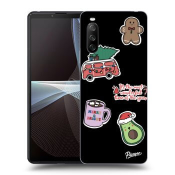 Hülle für Sony Xperia 10 III - Christmas Stickers