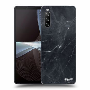 Hülle für Sony Xperia 10 III - Black marble