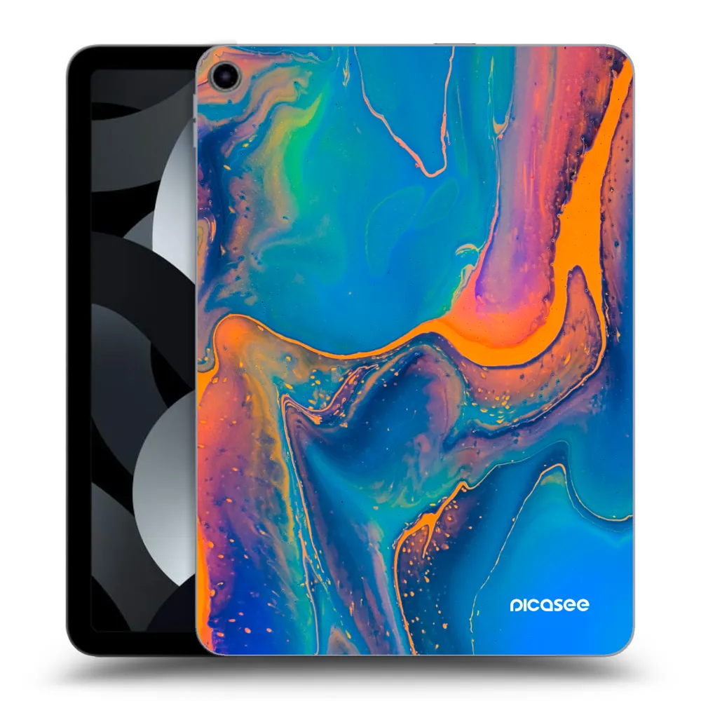 Picasee transparente Silikonhülle für Apple iPad Pro 11" 2019 (1.gen.) - Rainbow
