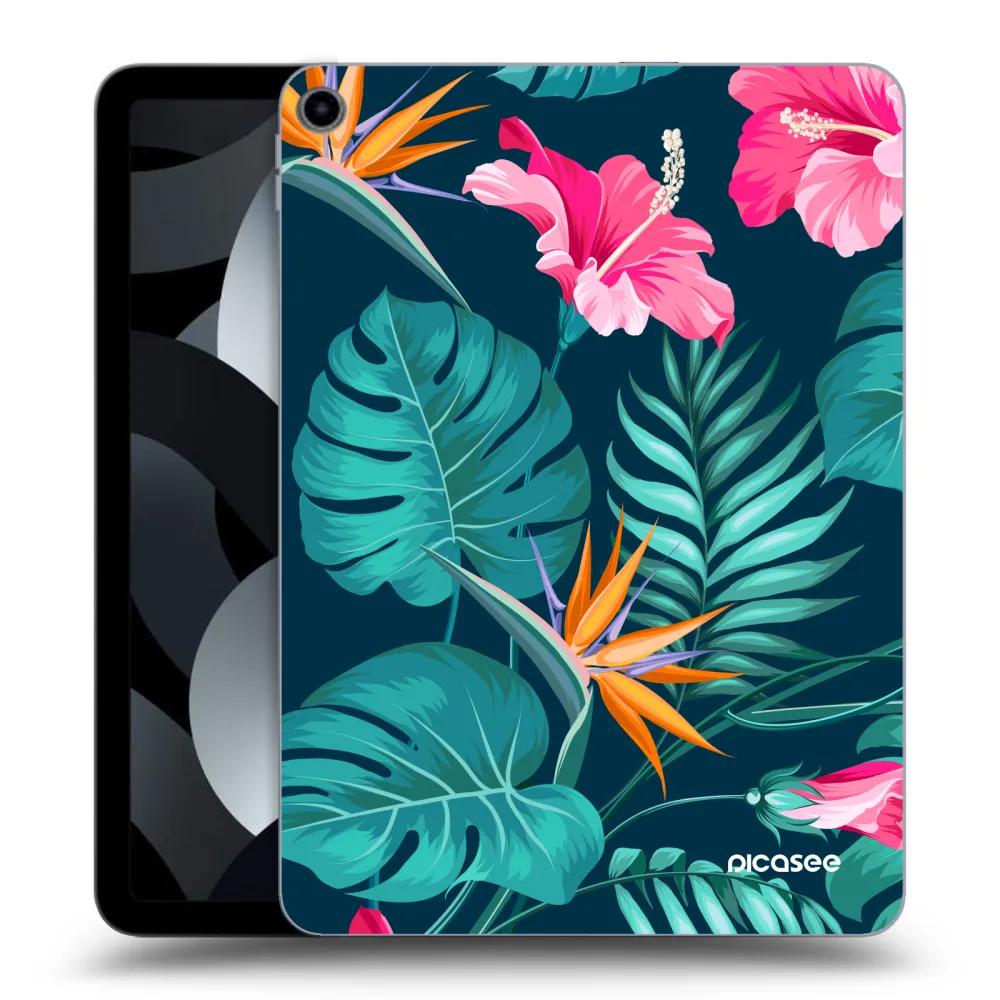 Picasee transparente Silikonhülle für Apple iPad Pro 11" 2019 (1.gen.) - Pink Monstera