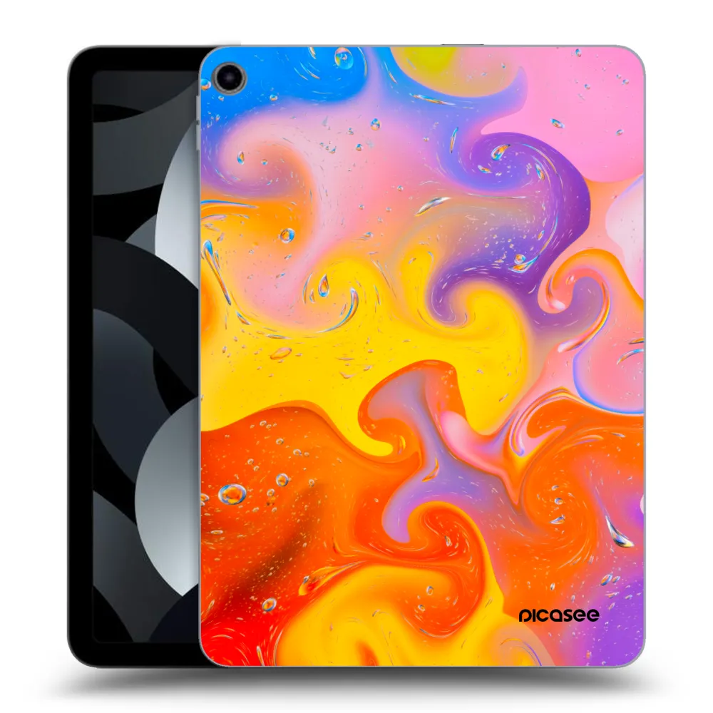 Picasee transparente Silikonhülle für Apple iPad Pro 11" 2019 (1.gen.) - Bubbles
