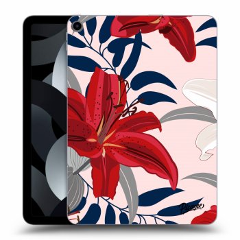 Picasee Apple iPad Pro 11" 2019 (1.generace) Hülle - Transparentes Silikon - Red Lily