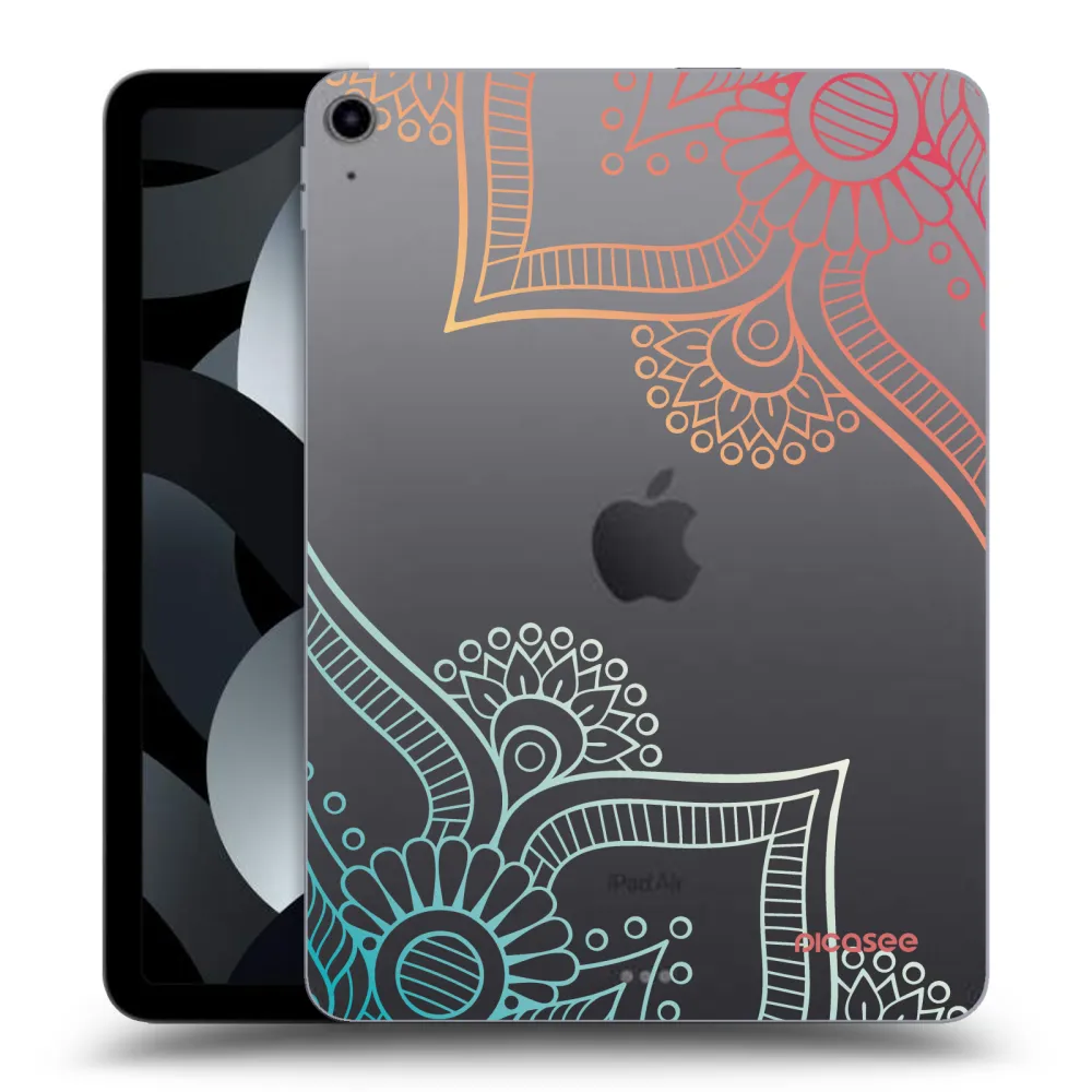 Picasee transparente Silikonhülle für Apple iPad Pro 11" 2019 (1.gen.) - Blumenmuster