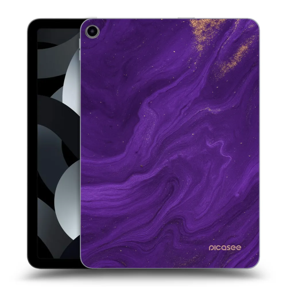 Picasee transparente Silikonhülle für Apple iPad Pro 11" 2019 (1.gen.) - Purple