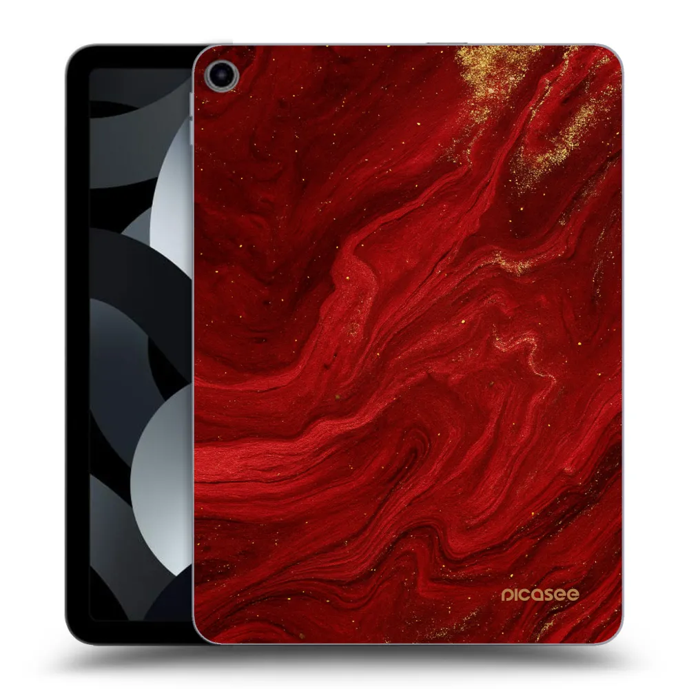 Picasee transparente Silikonhülle für Apple iPad Pro 11" 2019 (1.gen.) - Red