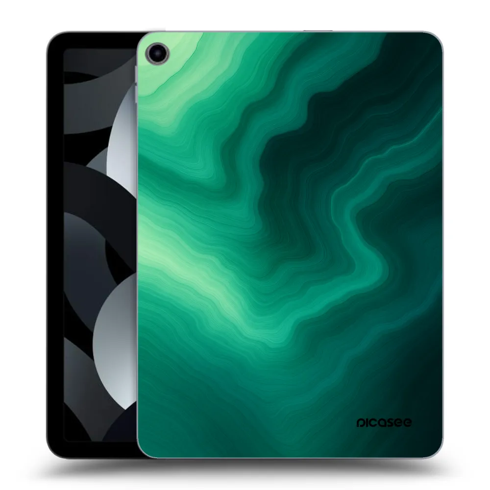 Picasee transparente Silikonhülle für Apple iPad Pro 11" 2019 (1.gen.) - Malachite