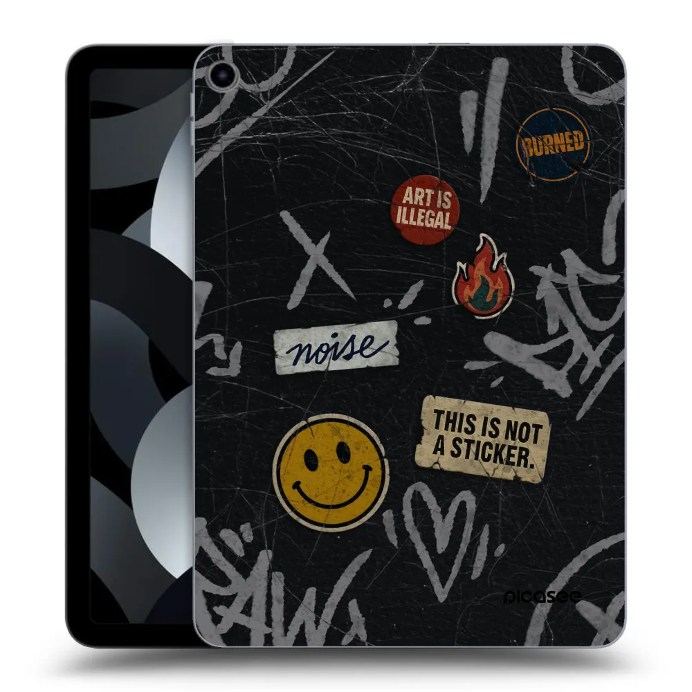 Picasee transparente Silikonhülle für Apple iPad Pro 11" 2019 (1.gen.) - STICKERS x TAGS
