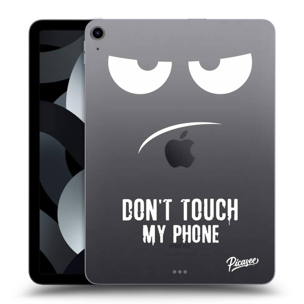 Picasee Apple iPad Pro 11" 2019 (1.generace) Hülle - Transparentes Silikon - Don't Touch My Phone