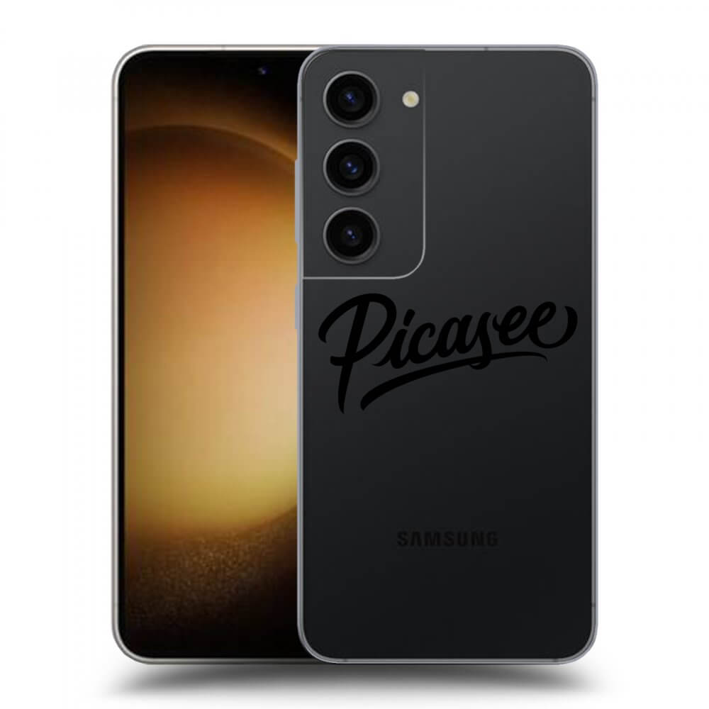 Picasee Samsung Galaxy S23 5G Hülle - Transparentes Silikon - Picasee - black