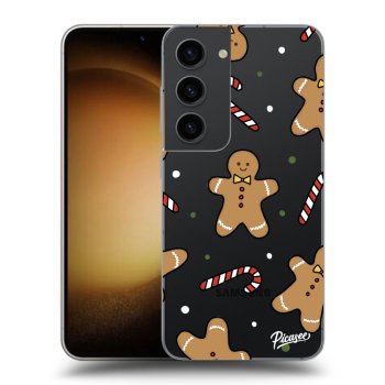 Picasee Samsung Galaxy S23 5G Hülle - Transparentes Silikon - Gingerbread