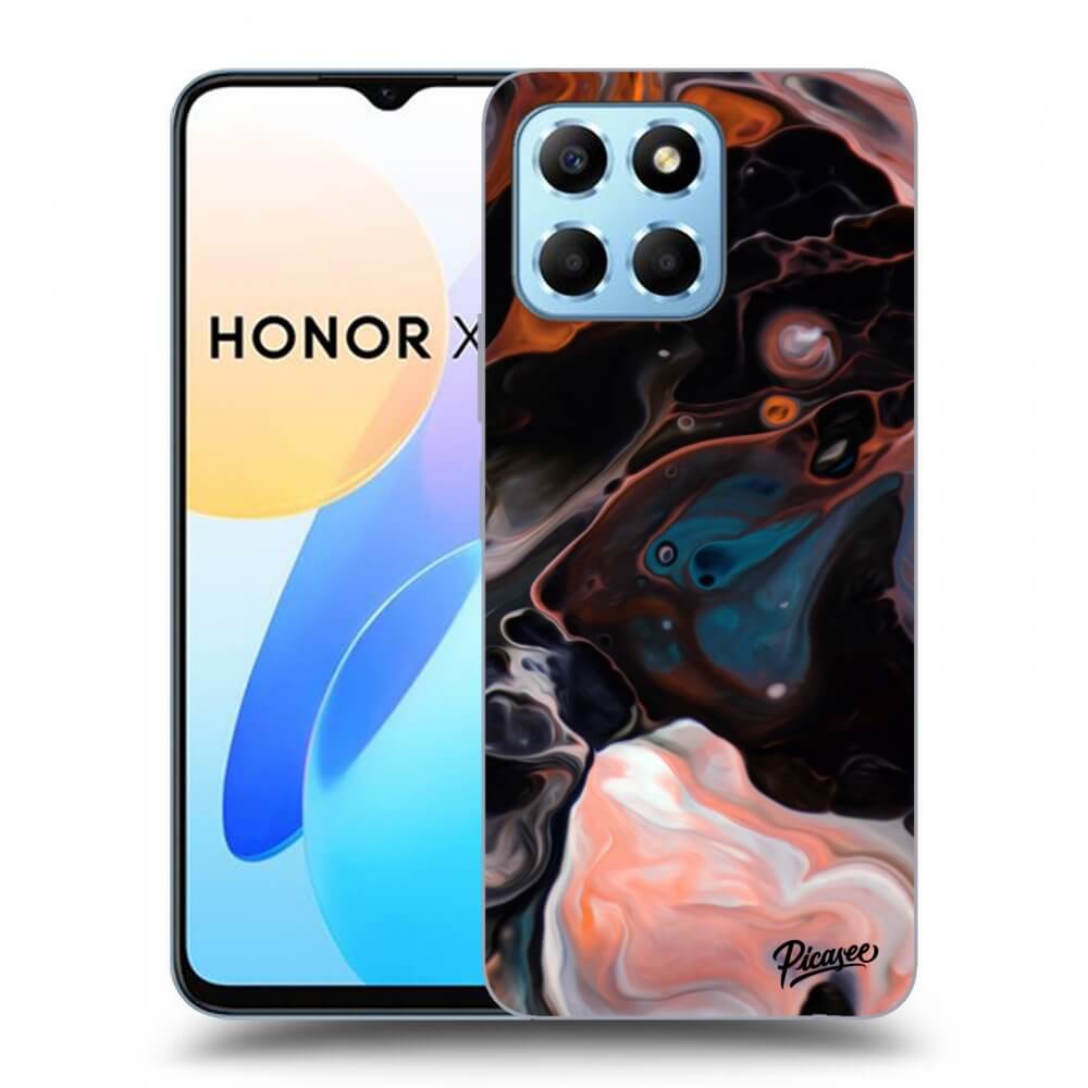 Picasee Honor X8 5G Hülle - Transparentes Silikon - Cream