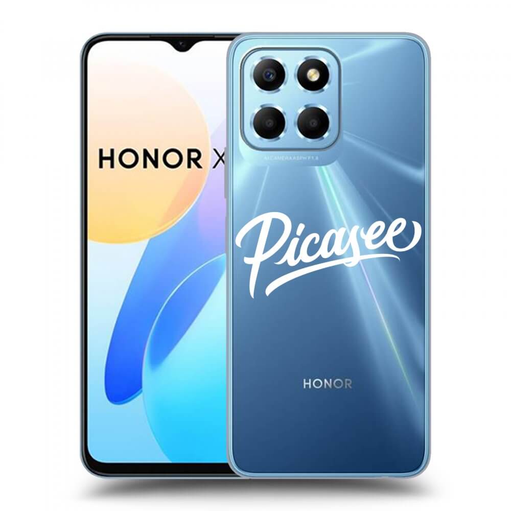 Picasee Honor X8 5G Hülle - Transparentes Silikon - Picasee - White