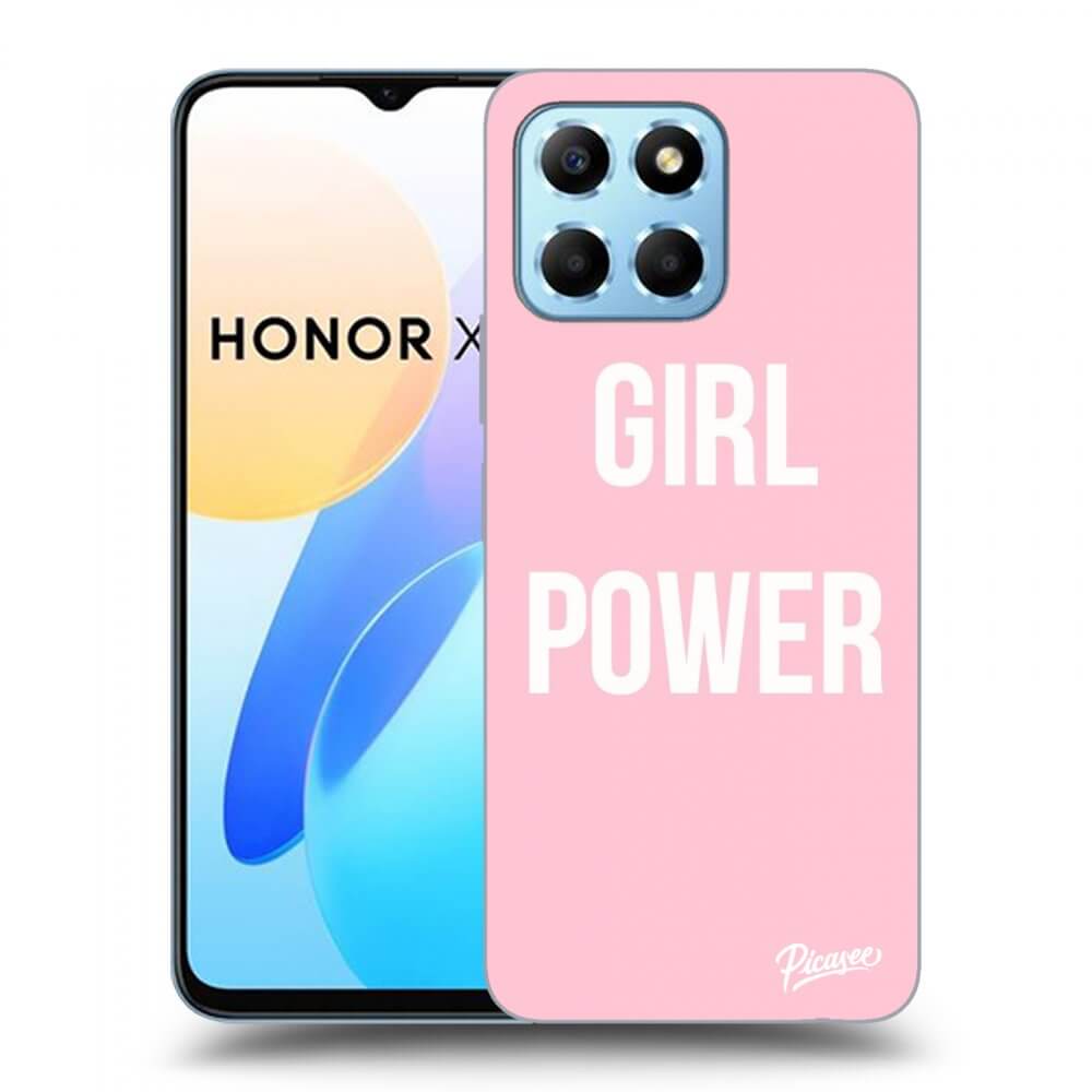 Picasee Honor X8 5G Hülle - Transparentes Silikon - Girl power