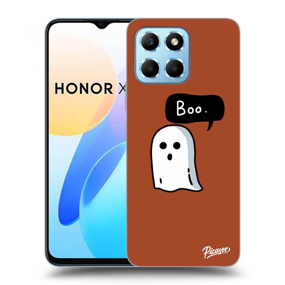 Picasee Honor X8 5G Hülle - Transparentes Silikon - Boo