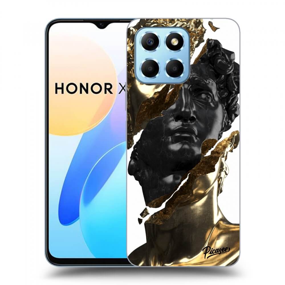 Picasee ULTIMATE CASE für Honor X8 5G - Gold - Black